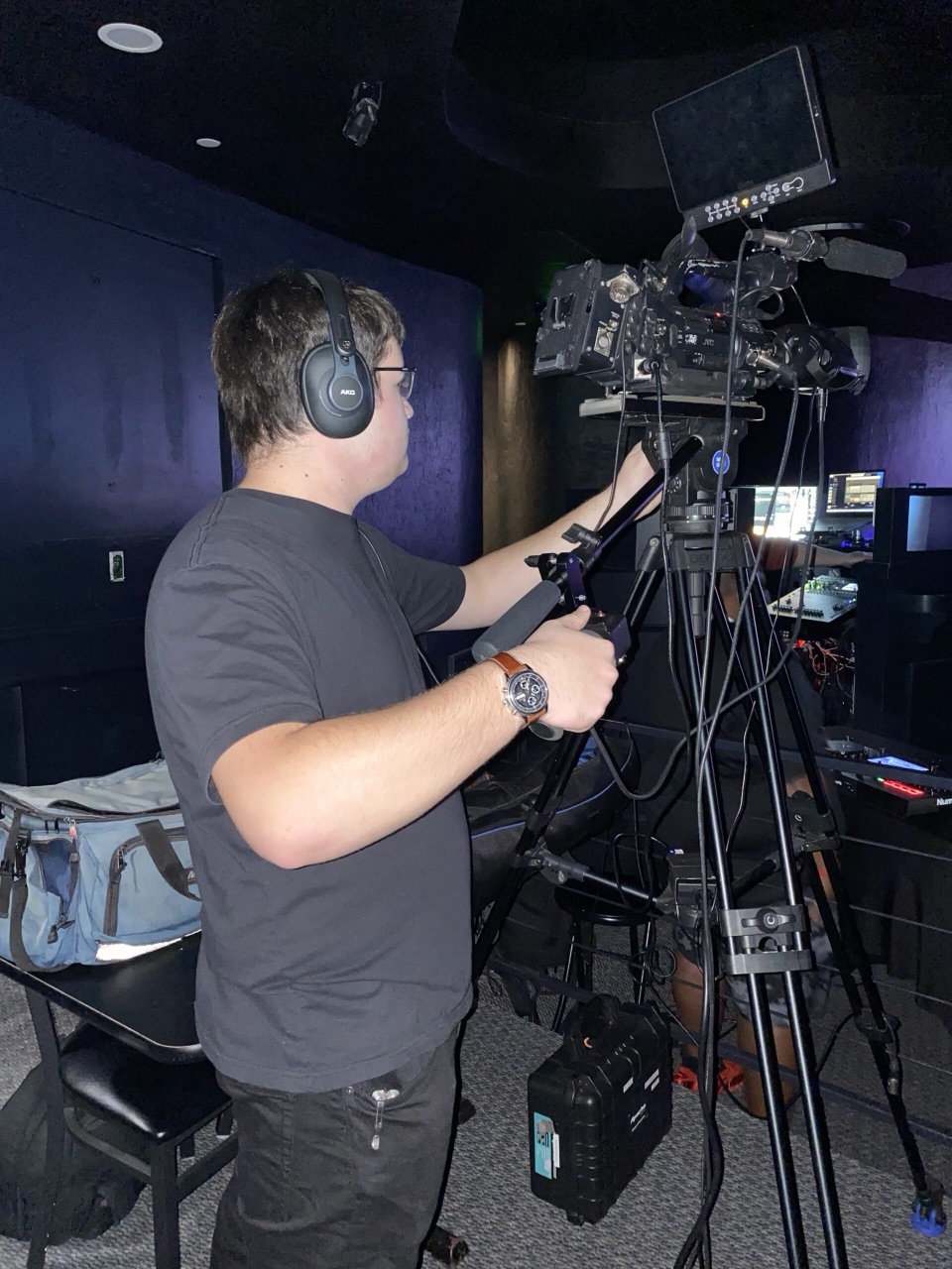 Portrait of Zachary Atkins, director and cinematographer
